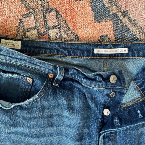 RIBCAGE STRAIGHT ANKLE WOMEN'S JEANS - Picture 6 of 6